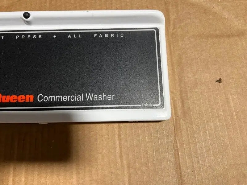 Speed Queen Alliance Control Panel Assembly 200918 Washer OVERLAY