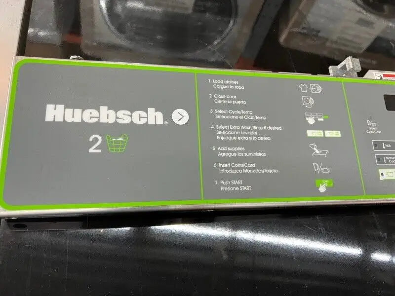 Huebsch Alliance F8523701 Control Panel Assembly & Overlay F859501 for 20#[Used]