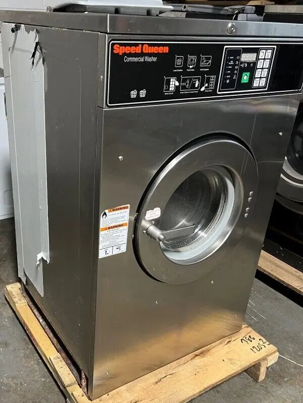 Speed Queen SC20 Front Load Washer 20Lb 208-240V 60Hz 3Ph Card Re OPL 2008[Used]