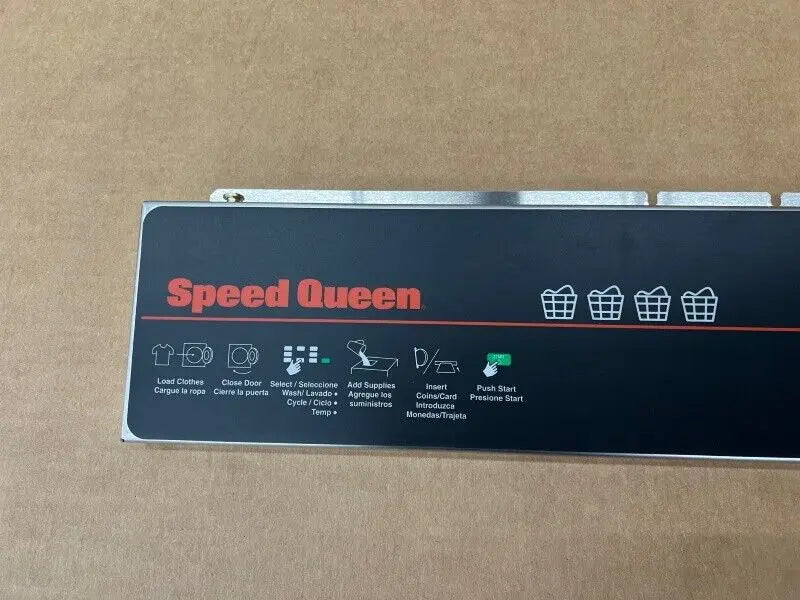 Speed Queen F8523904 Control Panel Assembly & Overlay F8656604 for 40#[Open Box]