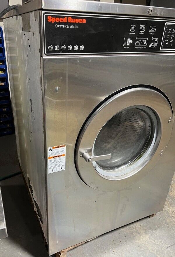 Speed Queen SC60 Front Load Washer 60Lb 208-240V 60Hz 3Ph Card Re OPL 2008[Used]