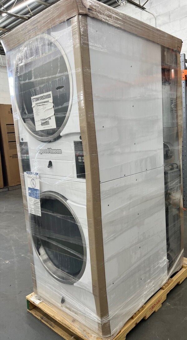 Speed Queen 30Lb White Stack Dryer STT30N Gas 120V 60Hz CardReady 2021[Open Box]