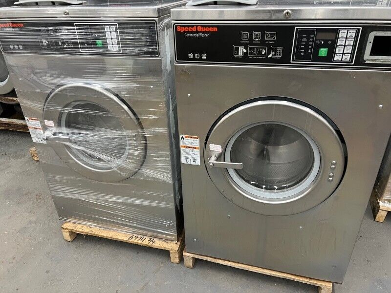 Speed Queen SC30 Front Load Washer 30Lb 208-240V 60Hz 3Ph Card Re OPL 2008[Used]