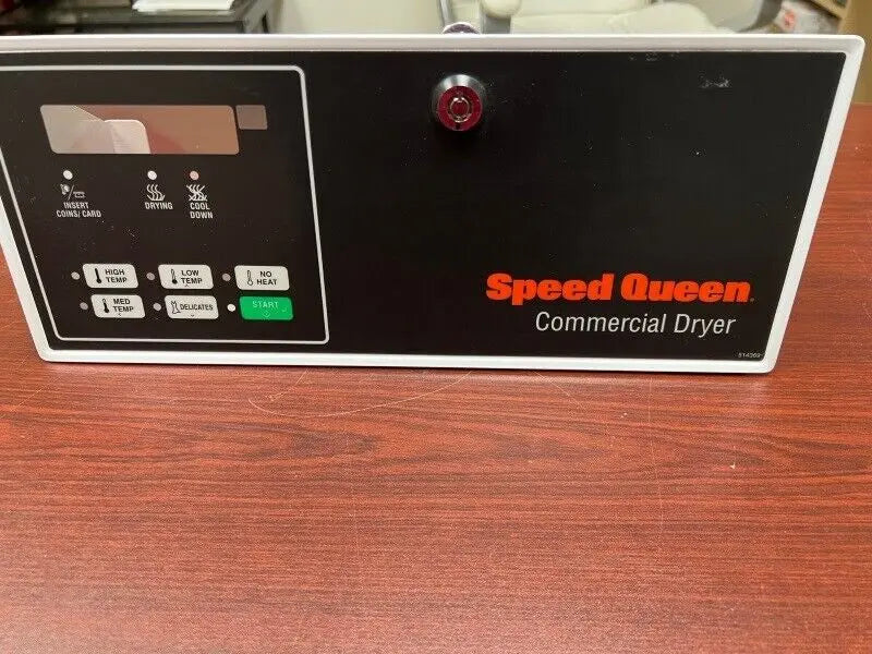 Speed Queen Dryer Service Control Panel 513777W, Overlay 514369 & Lock asse[New] Speed Queen